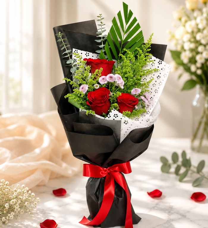 ABX1 Lovely Red Roses