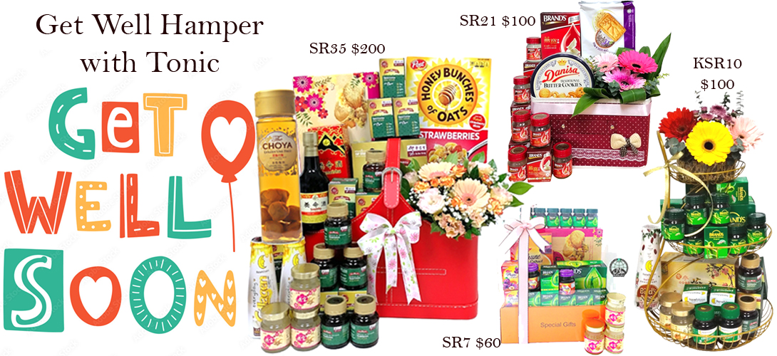 Get Well Hampers with Tonic